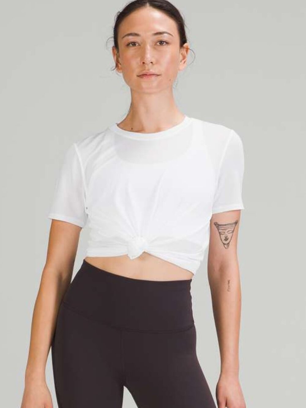 Lululemon High Neck Running and Training T-Shirt